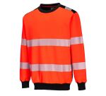 Portwest PW379 Sudadera PW3 de alta visibilidad con cuello redondo