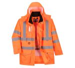 Portwest RT27 Chaqueta 7 en 1 de alta visibilidad y transpirable Traffic