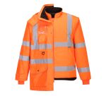 Portwest RT27 Chaqueta 7 en 1 de alta visibilidad y transpirable Traffic