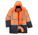 Portwest S426 Parka Haute-Visibilité 7-en-1 Traffic Contrast
