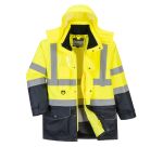 Portwest S426 High-Visibility 7-in-1 Contrast Traffic Parka