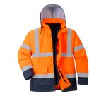 Portwest S471 Parka 4 en 1 de alta visibilidad Contrast Traffic