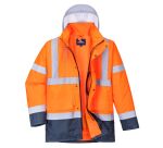 Portwest S471 Parka 4 en 1 de alta visibilidad Contrast Traffic