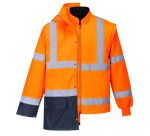 Portwest S766 Giacca Essential Hi-Vis bicolore 5 in 1