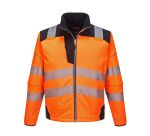 Portwest T402 Softshell Haute-Visibilité PW3 Orange/Noir - Taille XXXL