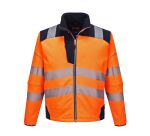 Portwest T402 High-Visibility PW3 Softshell Orange/Navy - Size M