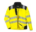 Portwest T402 Softshell Haute-Visibilité PW3 Jaune/Noir - Taille XL