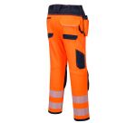 Portwest T501 Pantalon HV PW3 poches flottantes Orange/Marine - Taille 38 - Standard