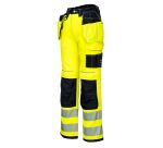 Portwest T501 Pantalon HV PW3 poches flottantes Jaune/Noir - Taille 36 - Standard