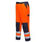 Portwest TX51 Pantalones bicolor de alta visibilidad Lyon