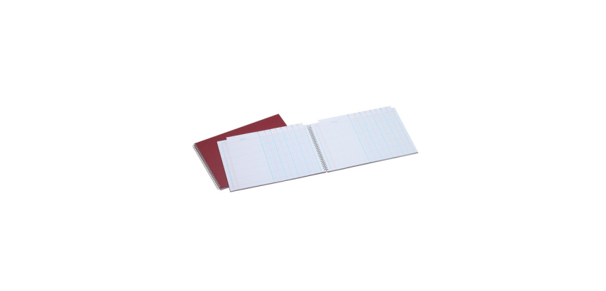 Djois-Register Atlanta 247x351mm 2x 8 Spalten 108 Seiten rot