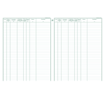 Registre Piqûre garagiste 320X250mm 80 feuilles bleu (néerlandais)