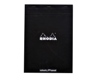 Dotpad - gehefter block rhodia no.18 a4, 80 blatt dot/punktkariert - schwarz