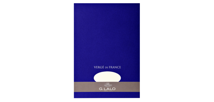 Lalo Notepad A4 plain 100g 100 sheets white laid