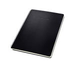 Sigel Conceptum A4 Lined Spiral Notepad Black