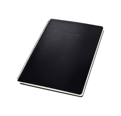 Notitieboek Sigel Conceptum A4 lijn spiraal zwart