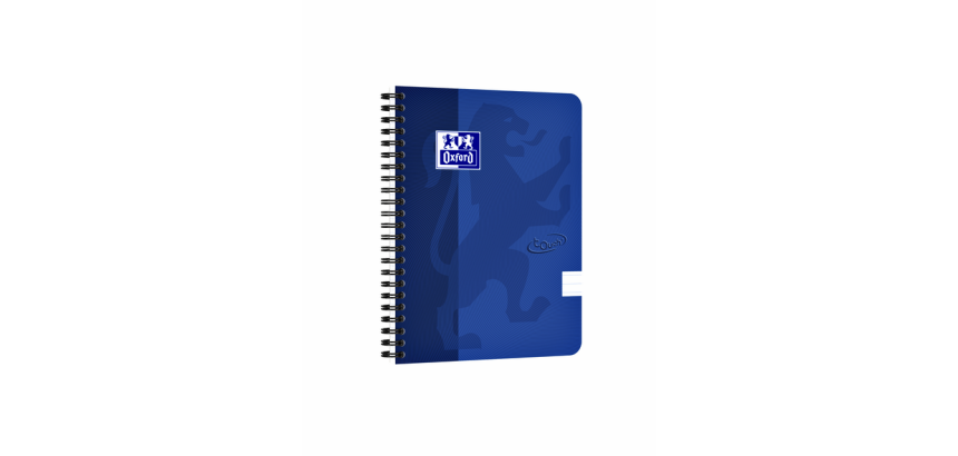 Oxford Touch Spiral Notebook A5 Lined 140 Pages 80g Blue