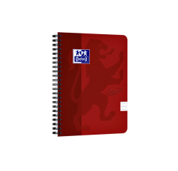 GB_Oxford Touch cahier spiralé, ft A5, 140 pages, rouge, ligné
