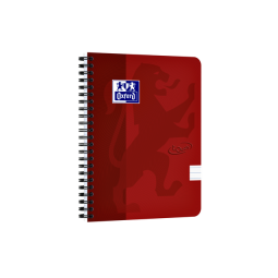 GB_Oxford Touch cahier spiralé, ft A5, 140 pages, rouge, ligné