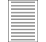 Cahier de musique Oxford A4+ 4 perforations 100 pages 80g bleu