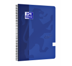 Cahier à spirale Oxford Touch A4 ligné 140 pages 80g bleu