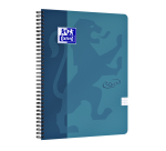 Spiraalblok Oxford Touch A4 ruit 5mm 70vel aqua