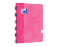 Oxford Spiralblock Touch A4 kariert 5mm 70 Blatt rosa