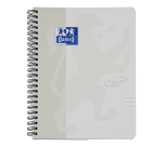 Bloc à spirale Oxford Touch A5 ligné 140pages 80g gris clair