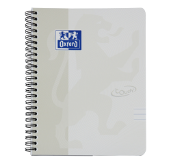 Spiraalblok Oxford Touch A5 lijn 140 pagina's 80gr lichtgrijs