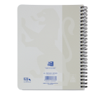 Bloc à spirale Oxford Touch A5 ligné 140pages 80g gris clair