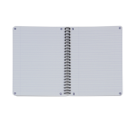 Bloc à spirale Oxford Touch A5 ligné 140pages 80g gris clair