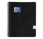 Bloc à spirale Oxford Touch A5 carreau 5mm 140 pages 80g noir