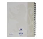 Oxford Touch spiral notebook A4 lined 70 sheets light gray