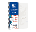Oxford Touch spiral notebook A4 lined 70 sheets light gray