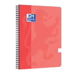 Bloc à spirale Oxford Touch A4 ligné 70 feuilles gris clair