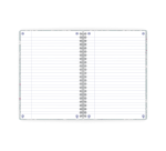 Spiraalblok Oxford Floral B5 lijn 60vel assorti