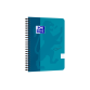 Spiraalblok Oxford Touch A5 ruit 5mm 70vel aqua