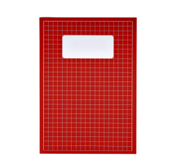 Cahier Qbasic A4 carreau 10mm 80 pages 70g assorti