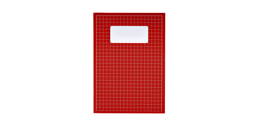 Cahier Qbasic A4 carreau 10mm 80 pages 70g assorti