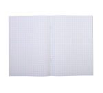 Cahier Qbasic A4 carreau 10mm 80 pages 70g assorti