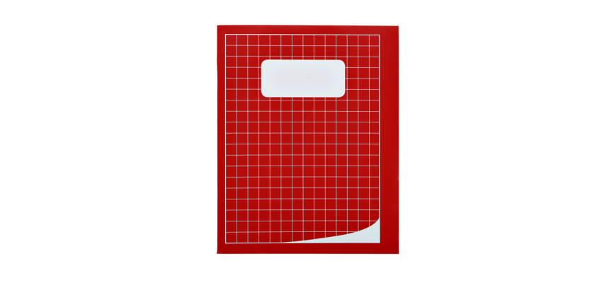Notebook Qbasic 210x165mm 10mm grid 80 pages 70g assorted