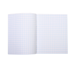 Notebook Qbasic 210x165mm 10mm grid 80 pages 70g assorted