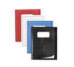 Notebook Qbasic 210x165mm 10mm grid 80 pages 70g assorted