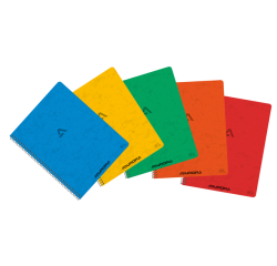 Schrift Aurora 210x165mm lijn 120 pagina's 80gr assorti