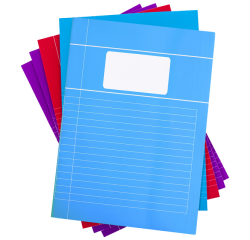 Cahier SOHO Trend A4 ligné 80 pages 60g assorti 5 pièces