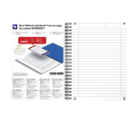 Notebook office Essentials Oxford A5 lined 7 mm - 180 pages