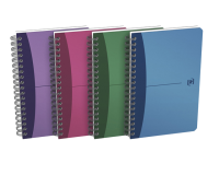Cahier à spirale Oxford Urban Mix 170x110mm ligné 180 pages assorti
