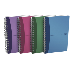 Bloc à spirale Oxford Urban Mix 170x110mm ligné 90 feuilles assorti