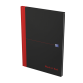 Notitieboek Oxford Black n' Red A4 96vel lijn