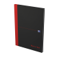 Cahier de notes Oxford Black n’ Red A4 96 feuilles carreau 5mm